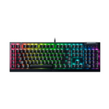 Teclado Gamer Alámbrico Razer Black Widow V4 x  Mecanico (Español) - Negro