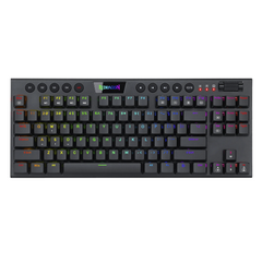 Teclado Gamer Alámbrico Redragon Horus TKL Wired RGB Mechanical Keyboard  - Negro