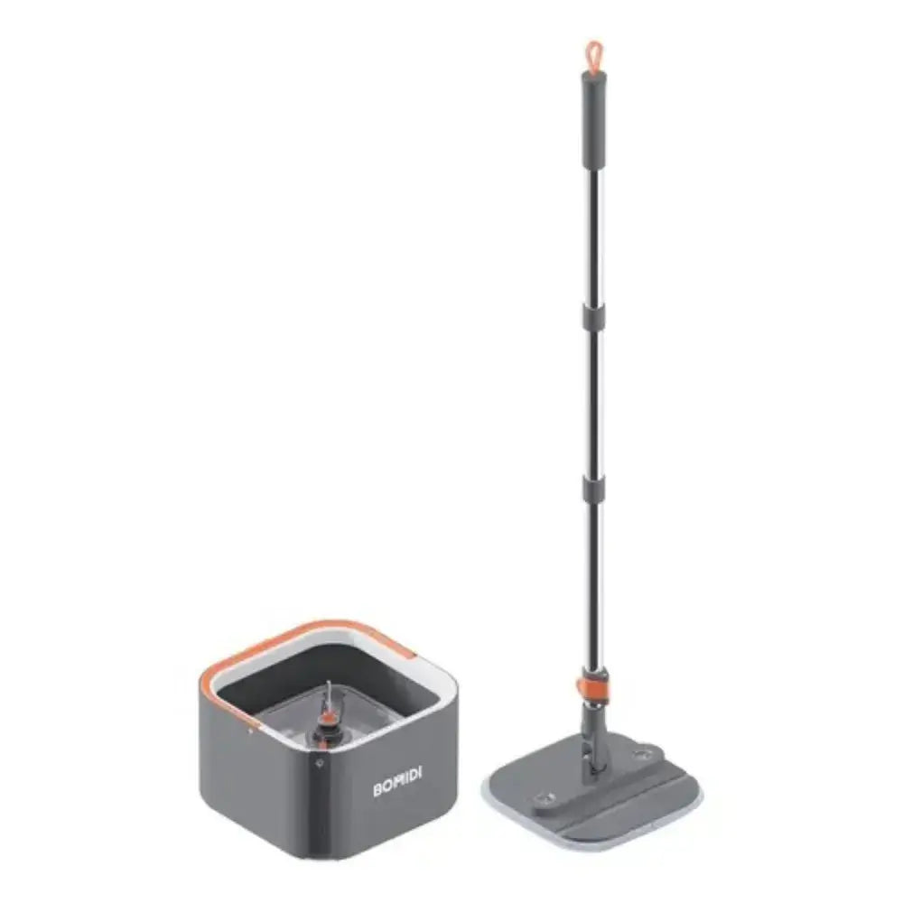 Trapeador Giratorio con Cubeta Escurridora Bomidi M20 - Gris