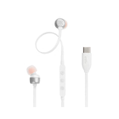 Audífonos Alámbricos JBL Tune 310C USB-C - Blanco