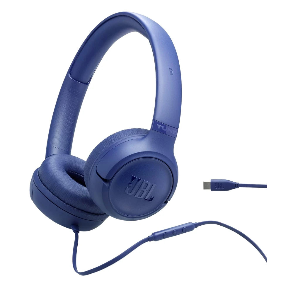 Audífonos Alámbricos JBL Tune 520C USB-C - Azul