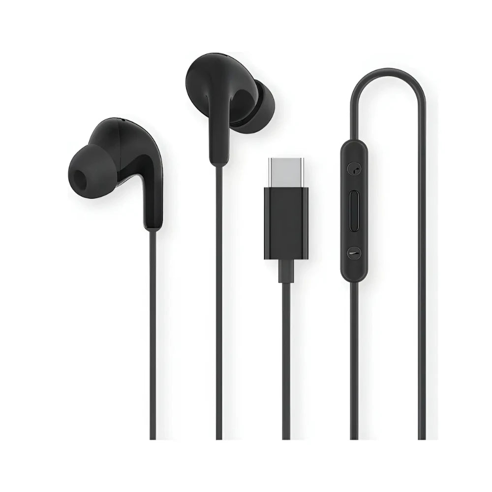 Audífonos Alámbricos Xiaomi Mi In-Ear Tipo C - Negro