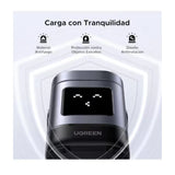 Cargador Inalámbrico UGreen 2-in-1 15W Qi2 Wireless Charging Robot - Negro
