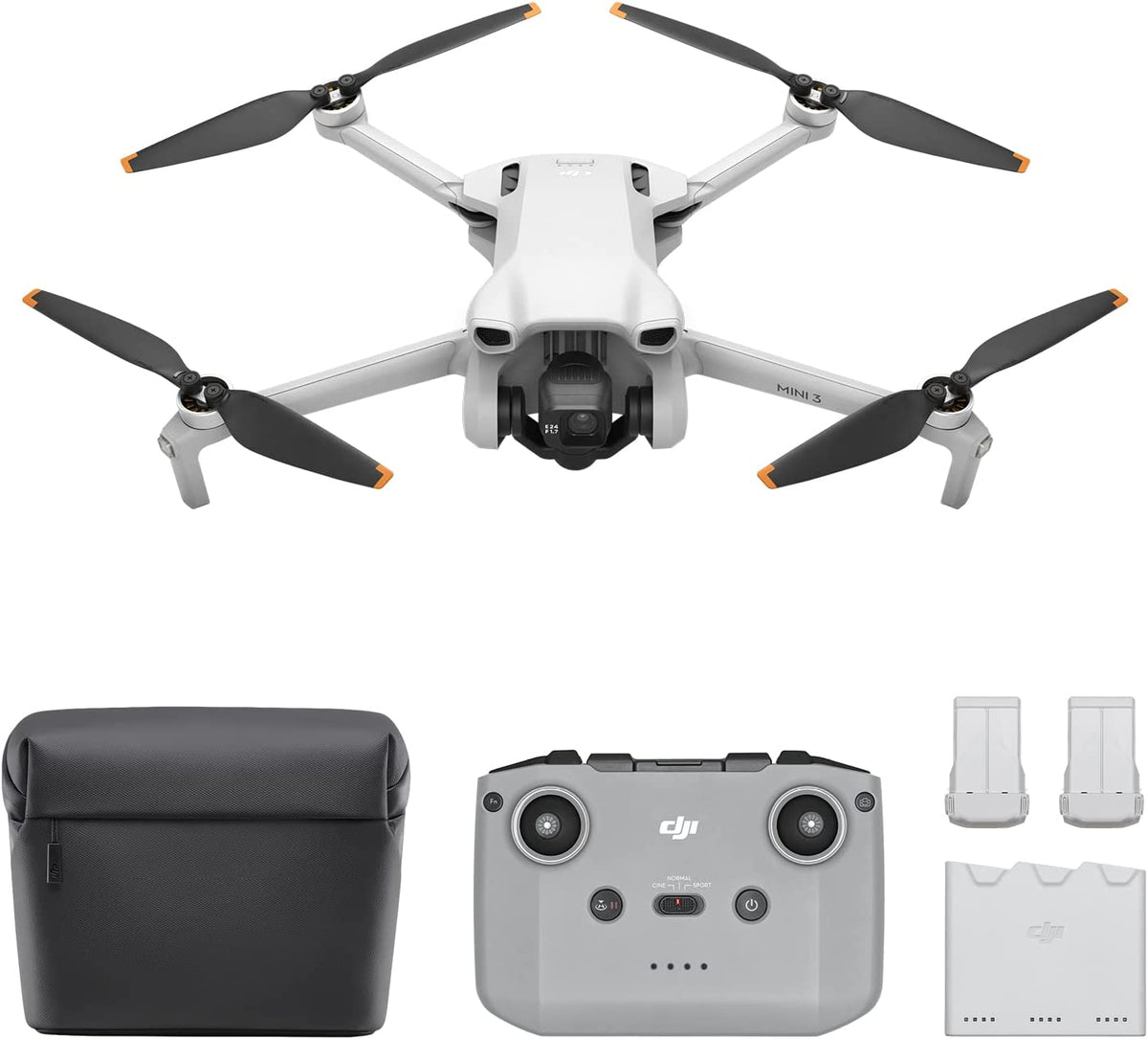 Kit Dron DJI Mini 3 Fly More Combo Plus - Gris