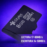 Memoria MicroSD Stylos Tech 8GB Class 10