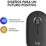 Mouse Inalámbrico Logitech Pebble 2 M350s - Negro