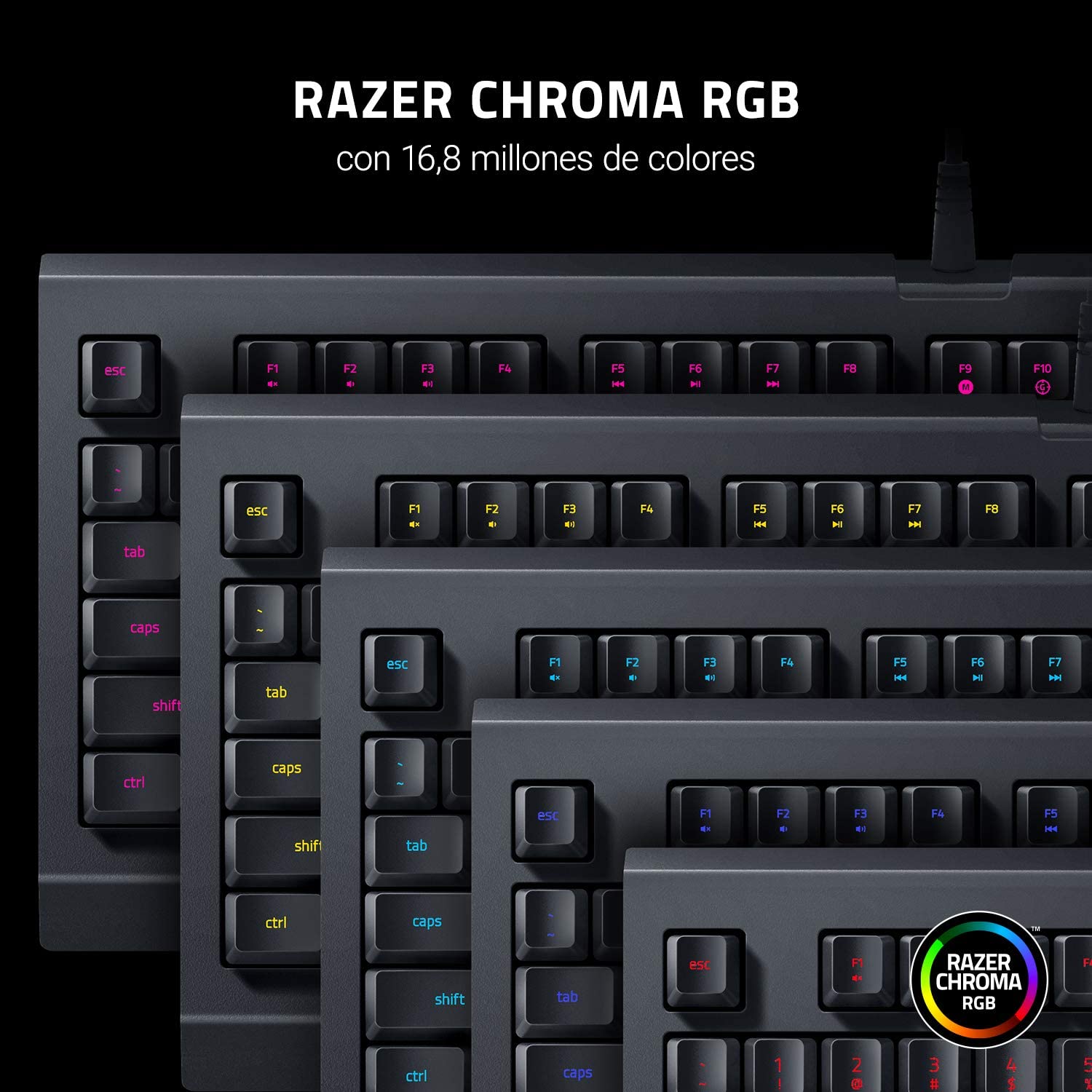 Teclado Alámbrico Razer Cynosa Lite (Español) - Negro RGB