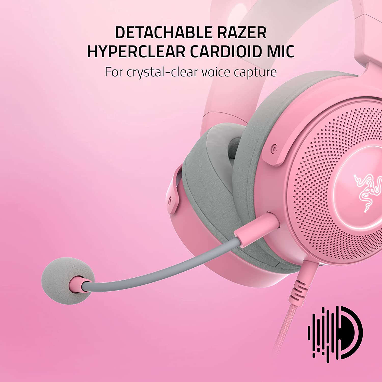 Audífonos Alámbricos Razer Kraken Kitty V2 Pro Quartz (Rosa) - PC – iMports  77