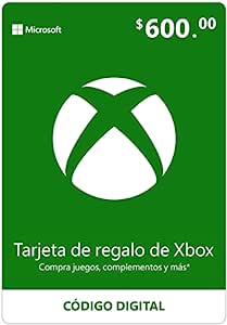 Tarjeta de Regalo Xbox $600 (código digital)