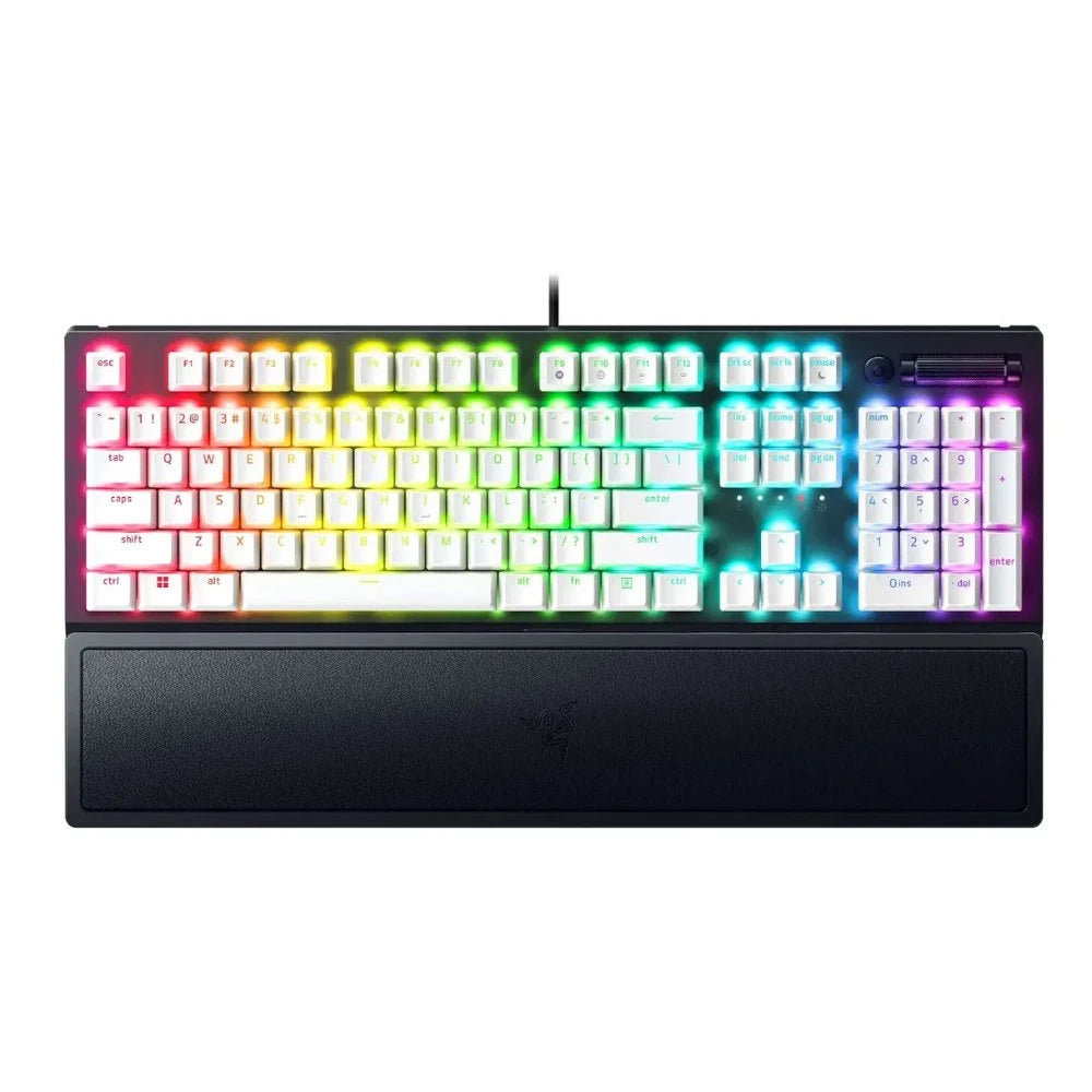 Teclado Mecanico Razer BlackWidow V3 Special Edition Green Switch - Blanco