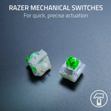 Teclado Mecanico Razer BlackWidow V3 Special Edition Green Switch - Blanco
