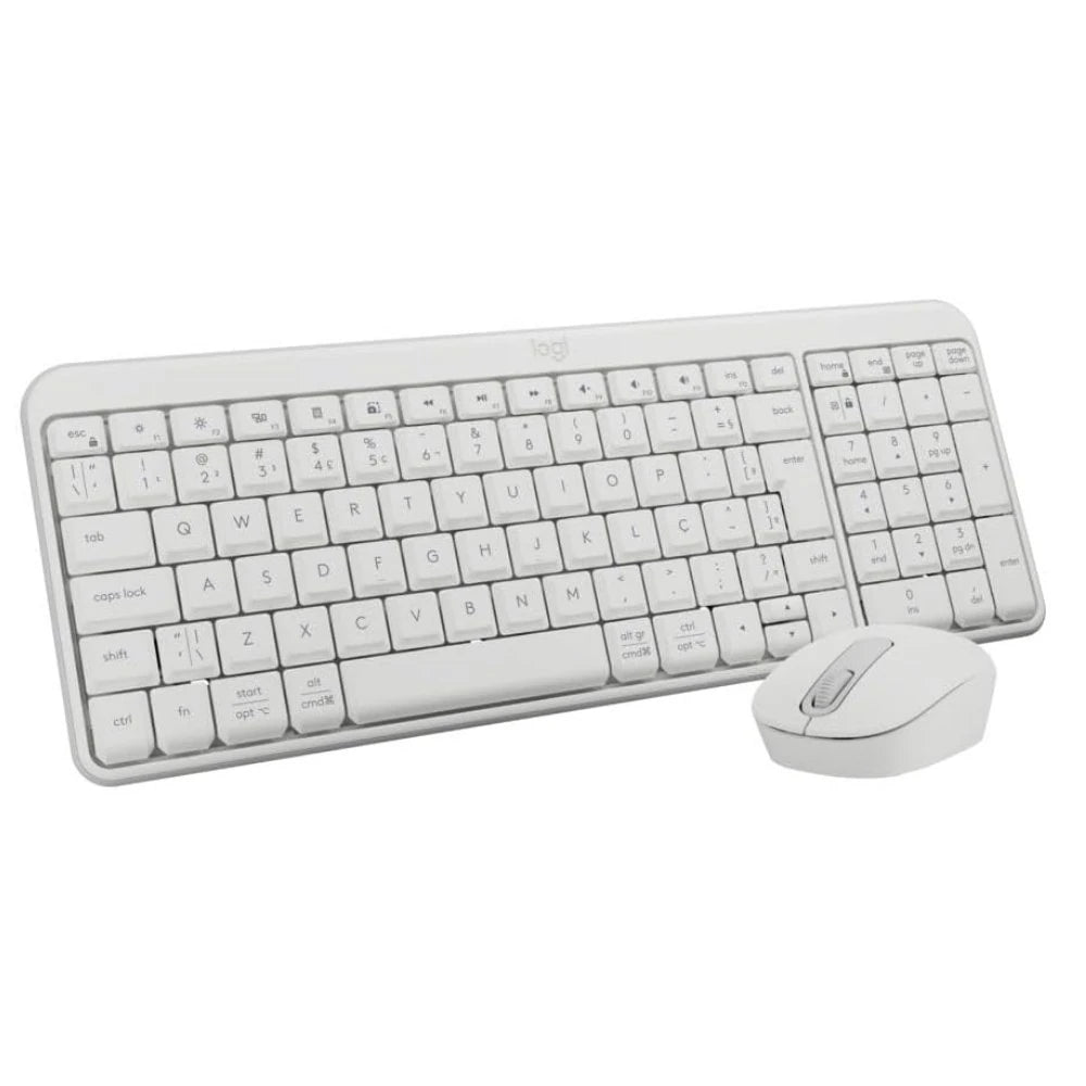 Teclado y Mouse Inalámbricos Logitech MK250 Bluetooth Español - Blanco