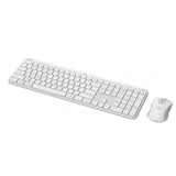 Teclado y Mouse Inalambricos Logitech MK950 Bluetooth Espanol - Blanco