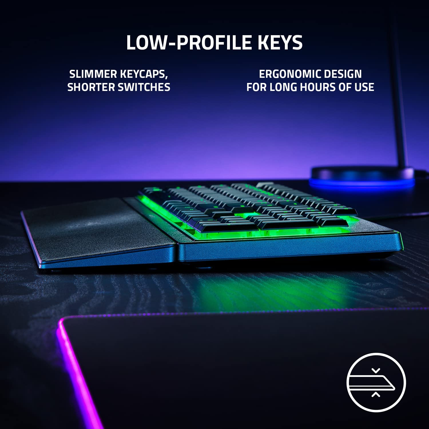 Teclado Gamer Alámbrico Razer Ornata v3 X (Español) - Negro