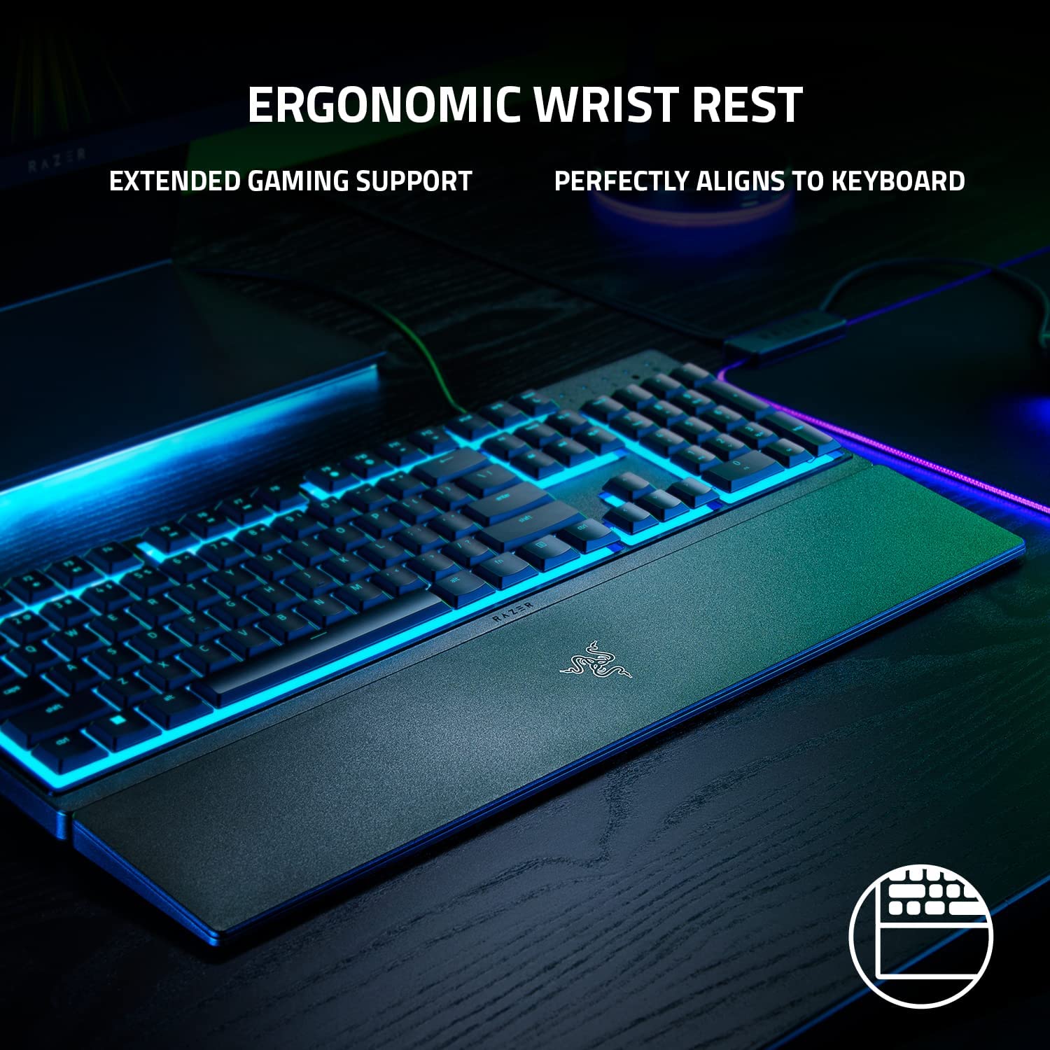 Teclado Gamer Alámbrico Razer Ornata v3 X (Español) - Negro