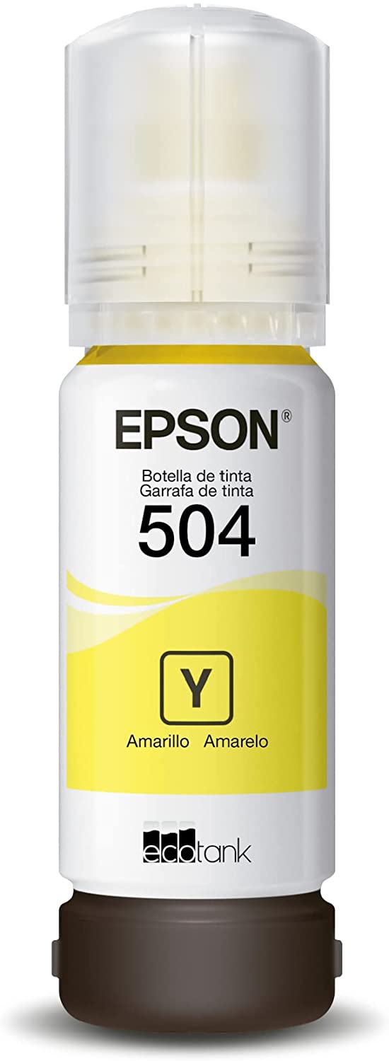 Botella de Tinta Epson Ecotank 504 - Amarillo