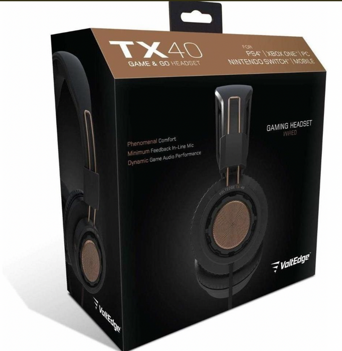 Audífonos Alámbricos VoltEdge TX40 - XBOX One / PlayStation 4 / Nintendo Switch / PC / Móvil