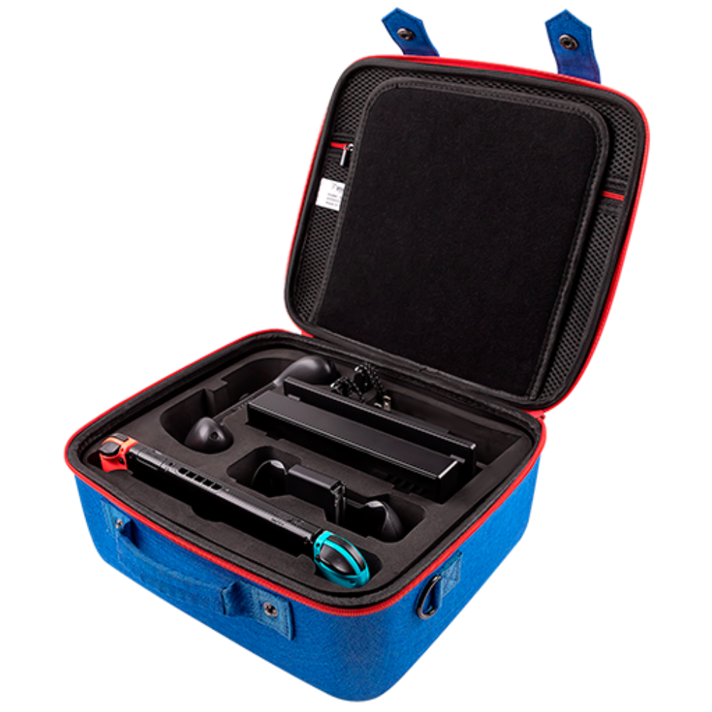 Estuche VoltEdge AX50 Carry Case Special Edition Nintendo SWITCH - Rojo/Azul