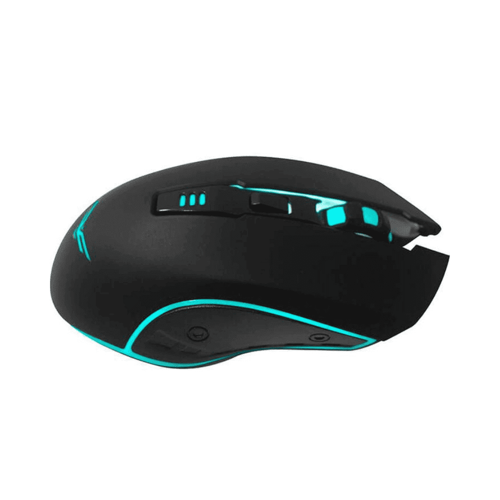 Mouse Alámbrico Naceb Horus RGB - Negro - iMports 77