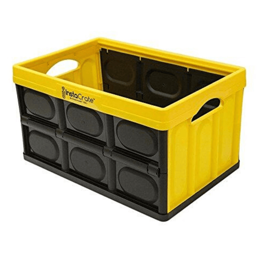 Caja Colapsable Greenmade Insta Crate 45.4L  - Negro /Amarillo - iMports 77