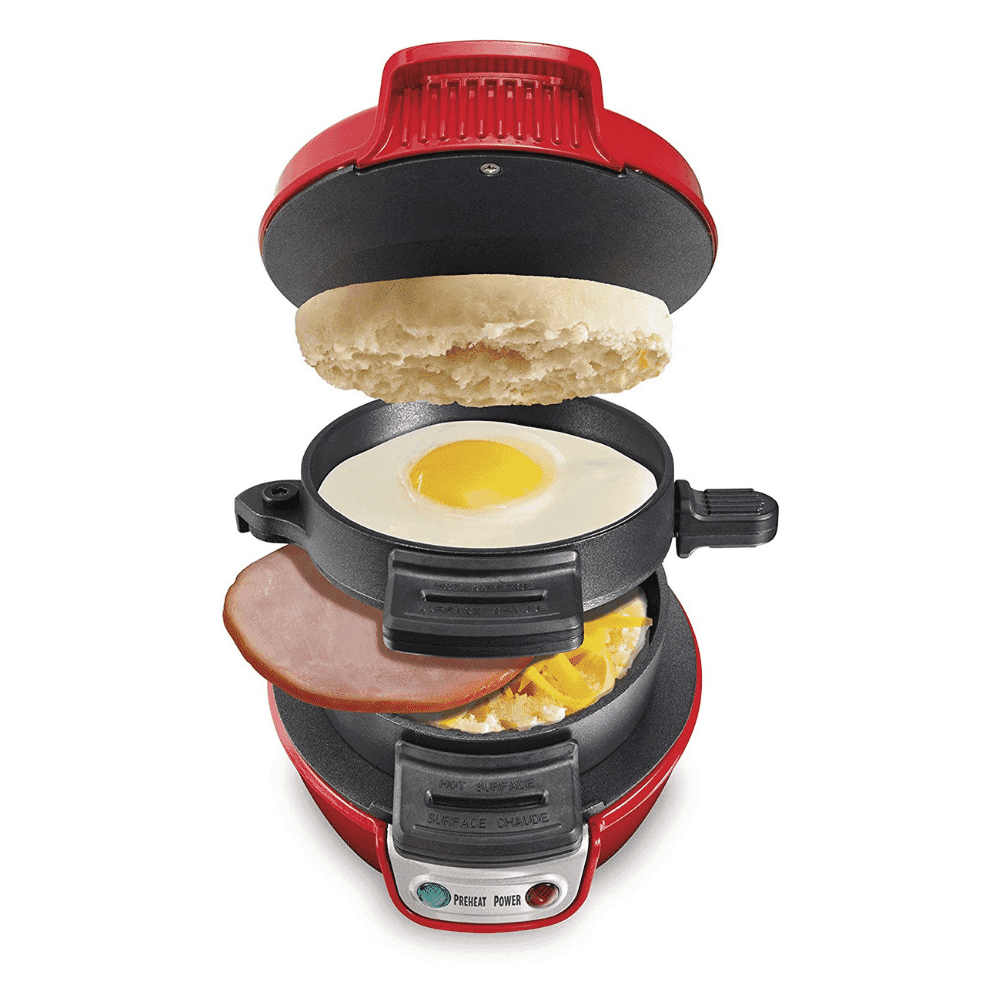 Parrilla Electrica Hamilton Beach Breakfast Sandwich Maker - Rojo - iMports 77