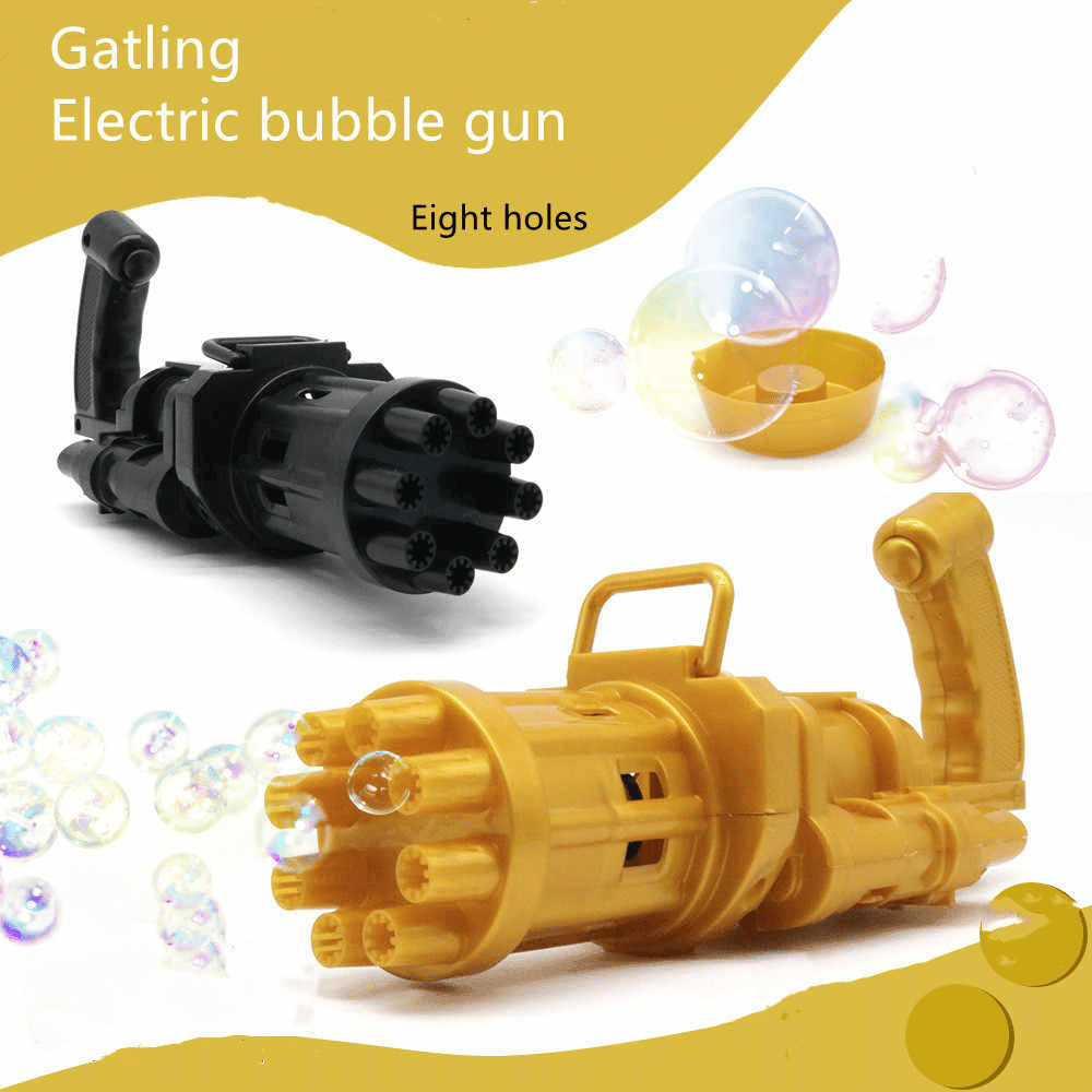 Pistola de Burbujas Electric Bubble Gun Gatling Varios Colores - iMports 77