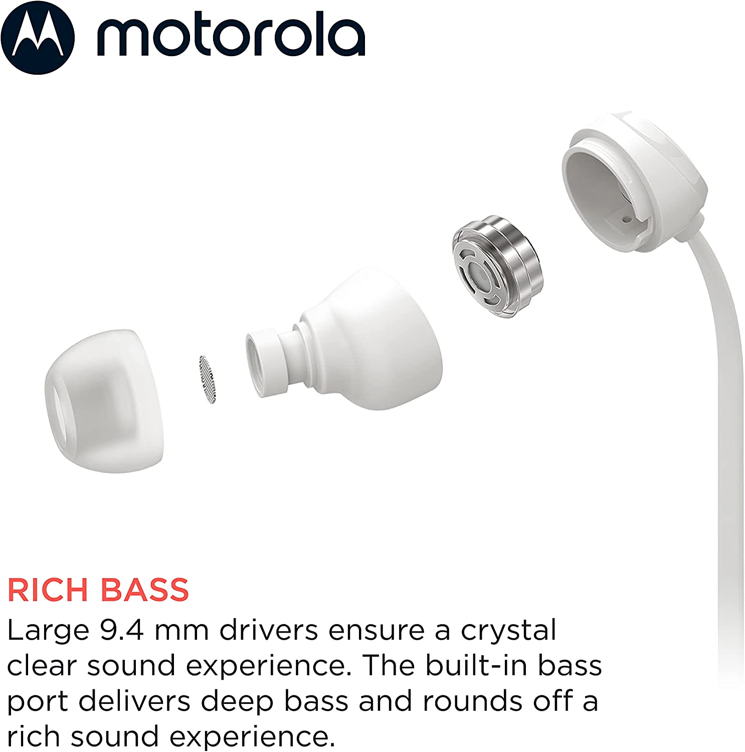 Audífonos Alámbricos Motorola Earbuds 3-S (Turquesa) - Móvil