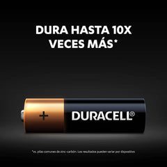 Batería Alcalina Duracell - AA 4pzs