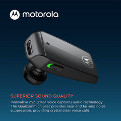 Audífono Inalámbrico Motorola HK375-S (Negro/Plateado) - Móvil