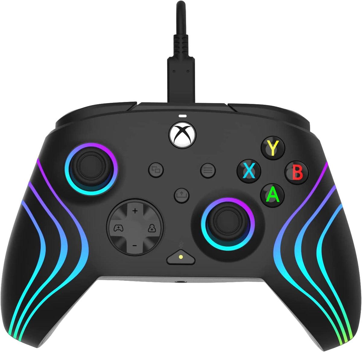 Control Alámbrico PDP Gaming Afterglow Wave (Negro) - XBOX One / Series S/X / PC