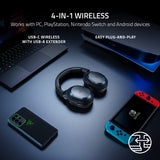 Audífonos Inalámbricos Razer Barracuda X (Negro) - XBOX / PlayStation / Nintendo SWITCH / PC / Móvil
