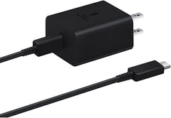 Cargador Samsung 45w PD Power Adapter + Cable USB-C - Negro