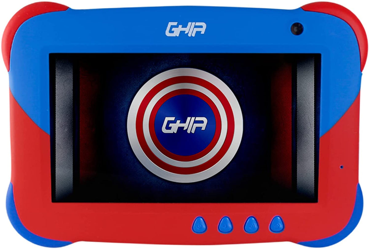 Tablet Ghia Kids 7" 1+16GB - Rojo/Azul (Capitan America)