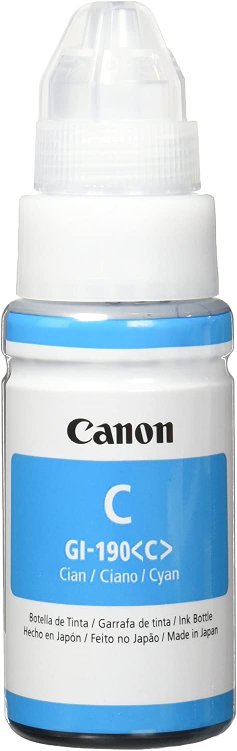 Botella de Tinta Canon Pixma GI-190 - Cian