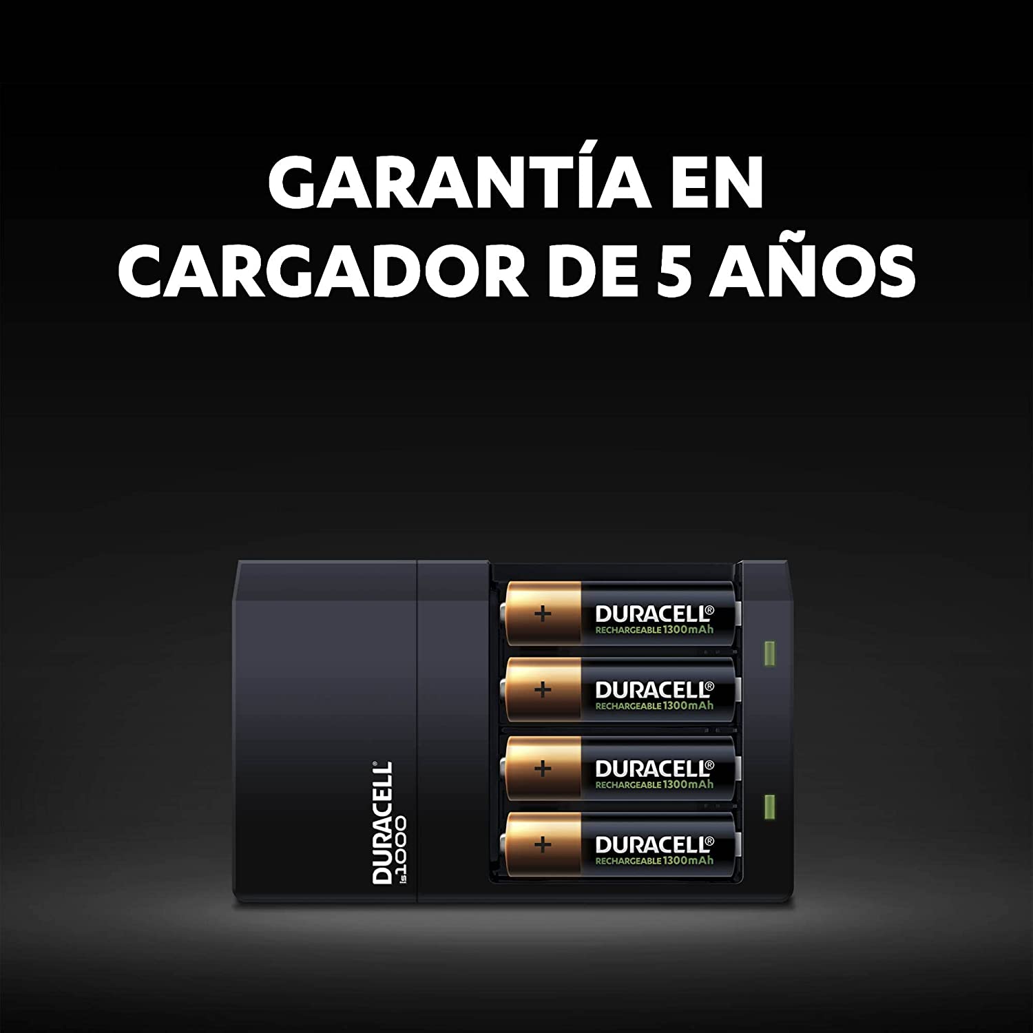 Bateria Recargable Duracell c/Cargador - AA 4pzs + 1 Cargador