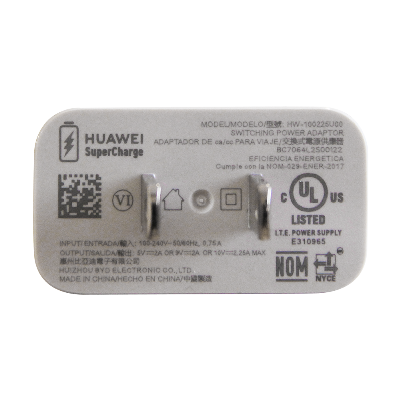 Cargador Huawei SuperCharge Wall Charger 22.5w - Blanco