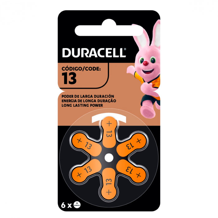 Batería Alcalina Duracell - Codigo 13 6pzs