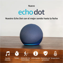Amazon Echo Dot 5a Gen (Con Alexa) - Azul