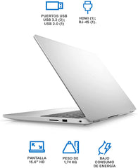Laptop Dell Inspiron 3505 Athion 3050u 8+256 - Plata