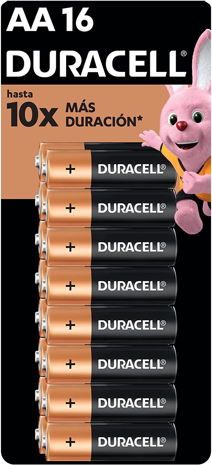 Bateria Alcalina Duracell - AA 16pzs