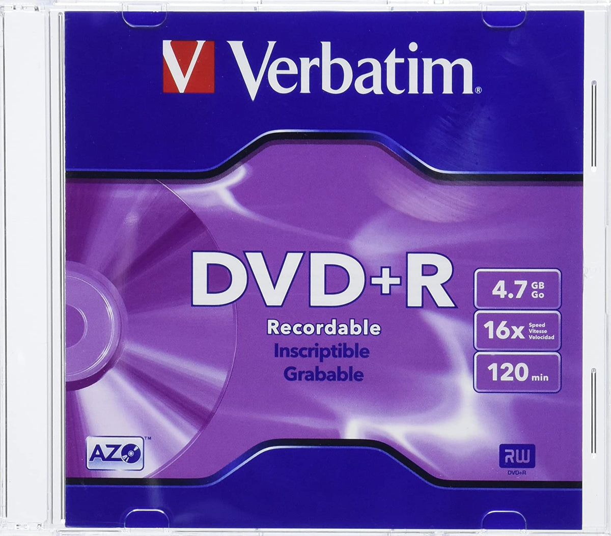 DVD Regrabable Verbatim - 4.7Gb