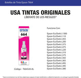 Botella de Tinta Epson Ecotank 664 - Magenta