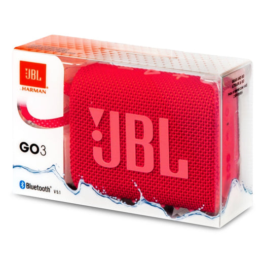 Bocina Bluetooth JBL GO3 - Rojo