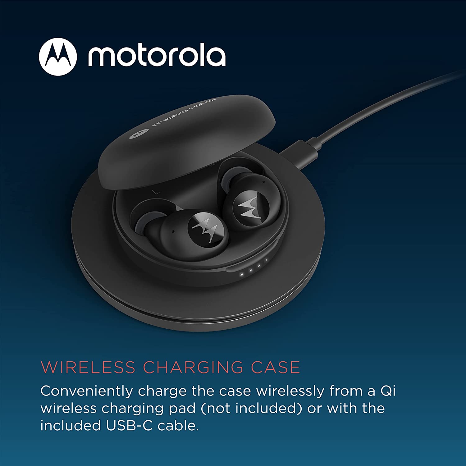 Audífonos Inalámbricos Motorola Buds 250 TWS (Negro) - PC / Móvil