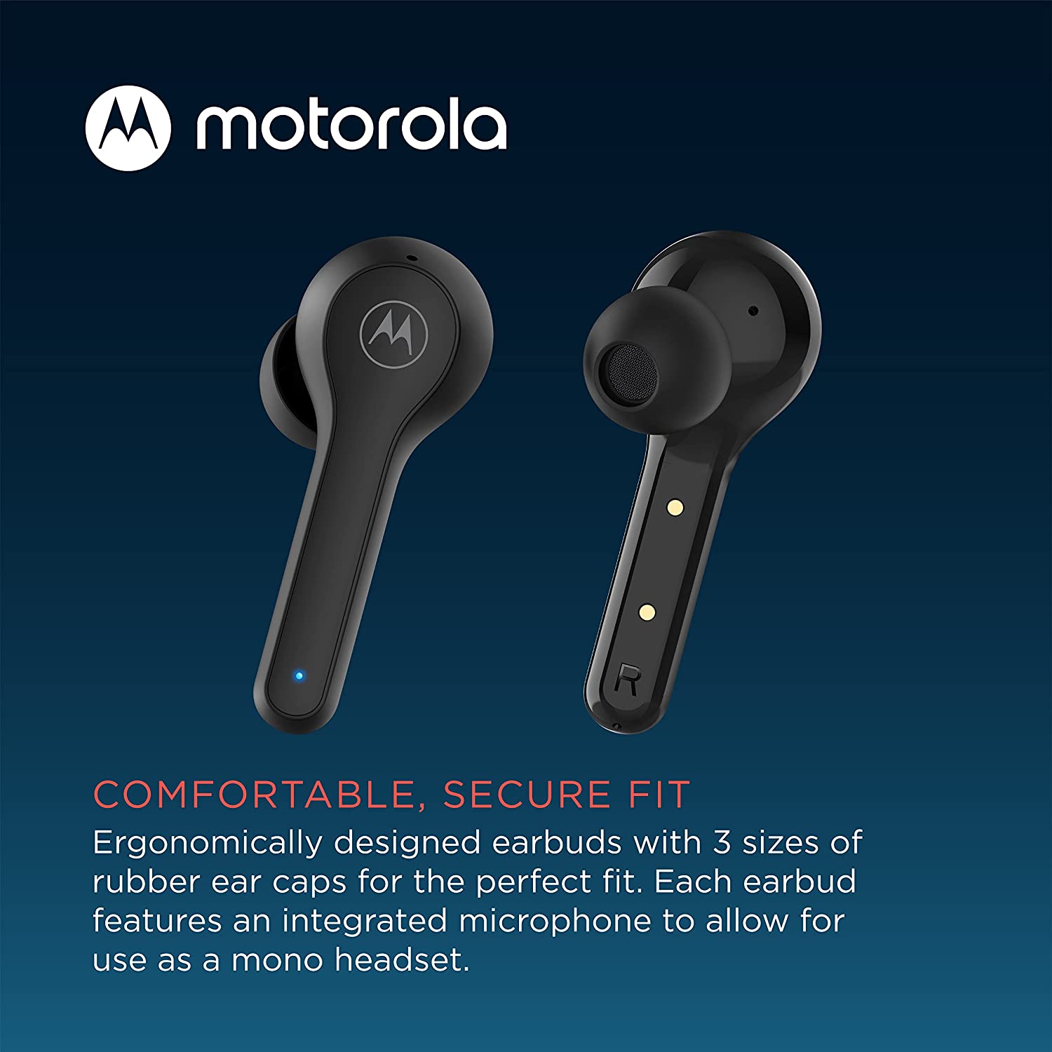 Audífonos Inalámbricos Motorola Moto Buds 085 (Negro) - PC / Móvil