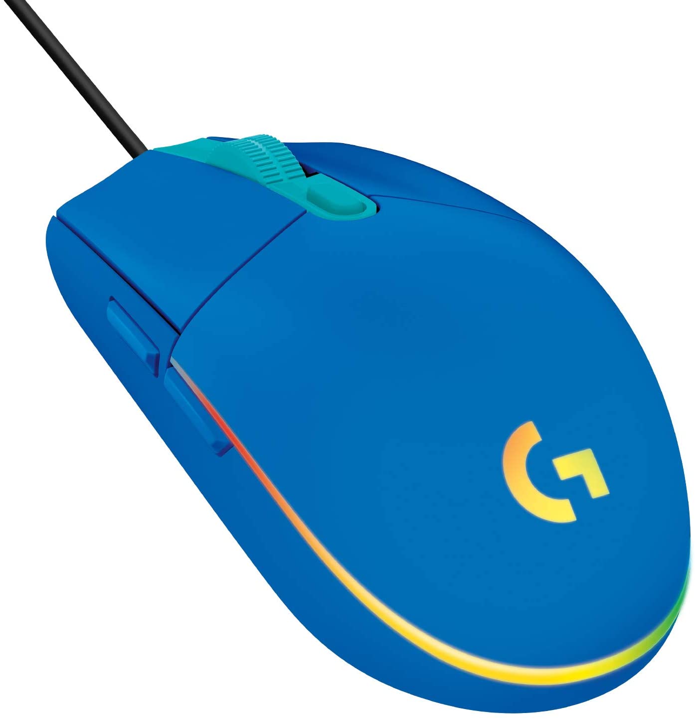 Mouse Alámbrico Logitech G203 Lightsync RGB - Azul