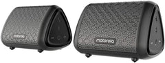 Bocina Inalámbrica Motorola Sonic Sub 340 Bass Twin True Wireless Stereo Speakers - Negro