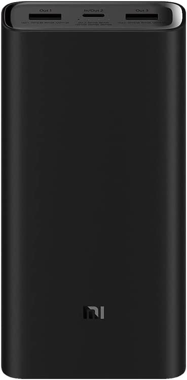 Bateria Portátil Xiaomi Mi 50w Power Bank 20000mAh - Negro