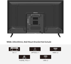 Pantalla Sansui 32" LED HD TV SMX32T1H