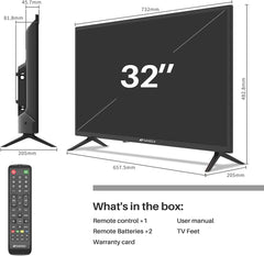 Pantalla Sansui 32" LED HD TV SMX32T1H